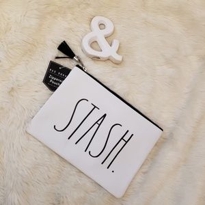 Rae Dunn Stash Zipper Pouch